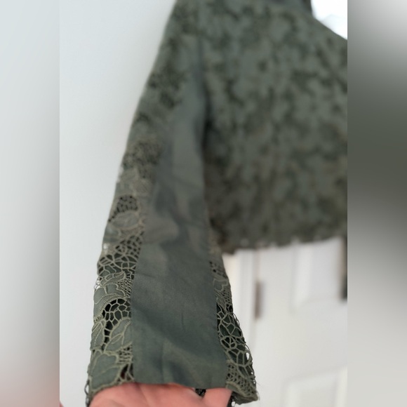 Anthropologie Dolan Lace Moto Jacket, Size M - Picture 11 of 13